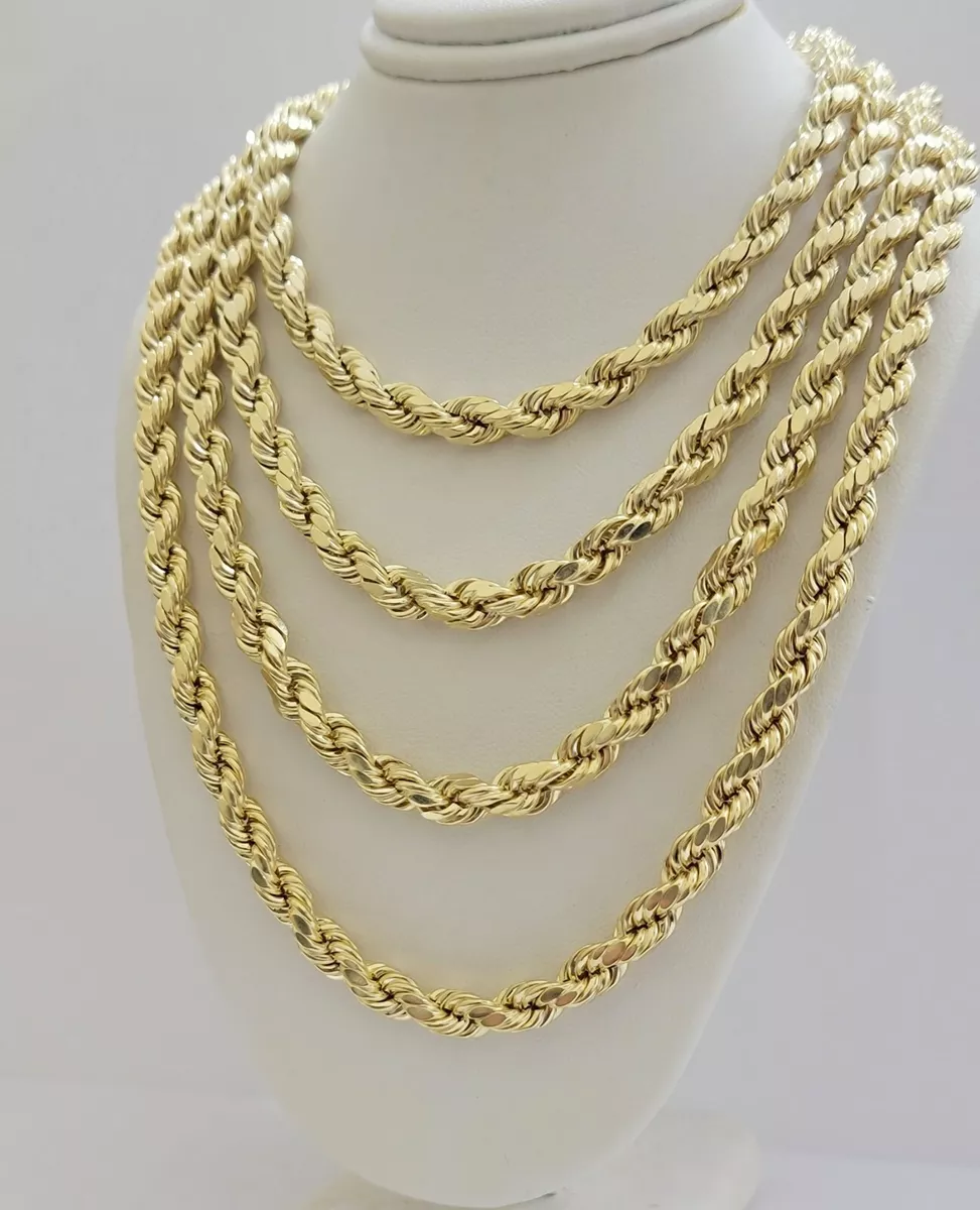 memoir Gold plated Carribean look, high shine polish, 5mm broad and flat,  11gm, 22 Inch, necklace chain for Men and Women Gold-plated Plated Brass  Chain Price in India - Buy memoir Gold