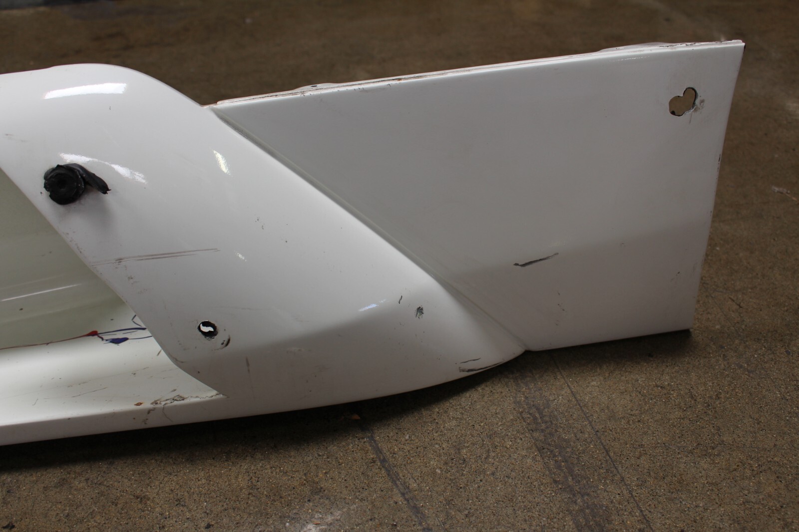 Lamborghini Murcielago LP640, LH, Left, Rocker Panel, Used, Dmg, P/N 410853989A