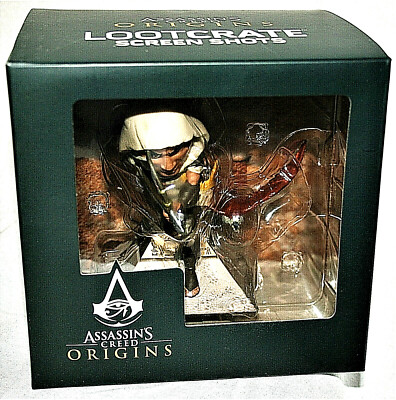 Loot Crate Screen Shot Video Game Assassins Creed Origin Figure New NOS Box 2017