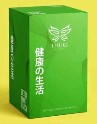 1 Box of Itsuki Kenko Natural Detox Foot Patch Herbal Cleansing FREE SHIPPING
