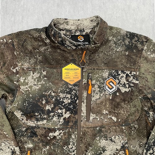 Scentlok Jacket Adult Small Green Camo Full Zip Carbon Alloy Pockets Mens S NEW - Picture 3 of 19