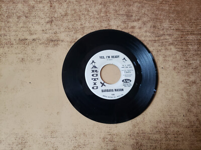 MEGARARE SINGLE SIDED PROMO 1960s VG++ Barbara Mason   Yes, I'm Ready 105 45