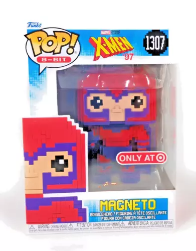 Funko Pop! 8-Bit X-Men 97 Magneto #1307 Target Exclusive Bobblehead Vinyl Figure