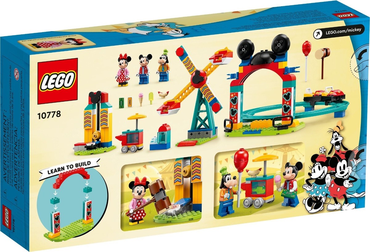 LEGO Disney Mickey, Minnie and Goofy's Fairground Fun Set 10778