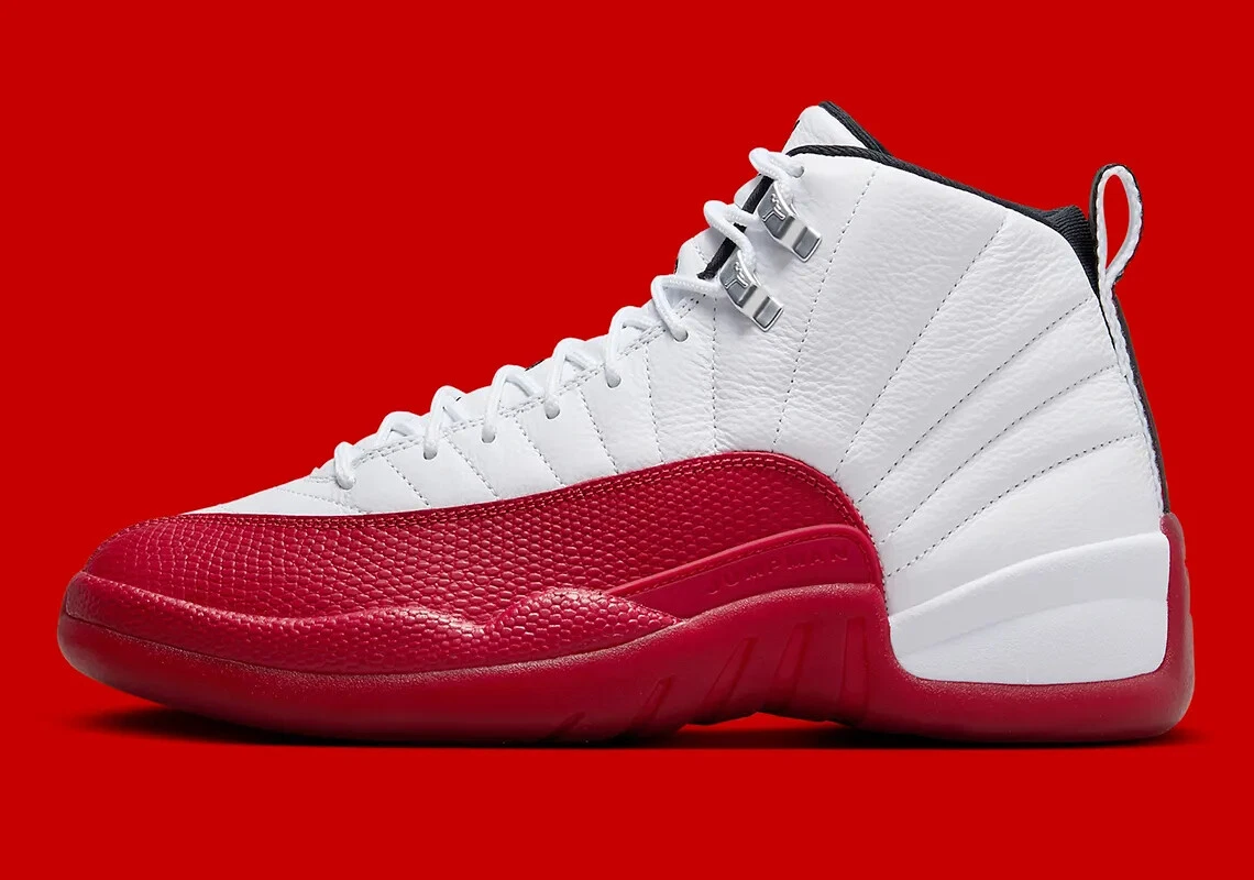 Retro 12 hotsell red size 8
