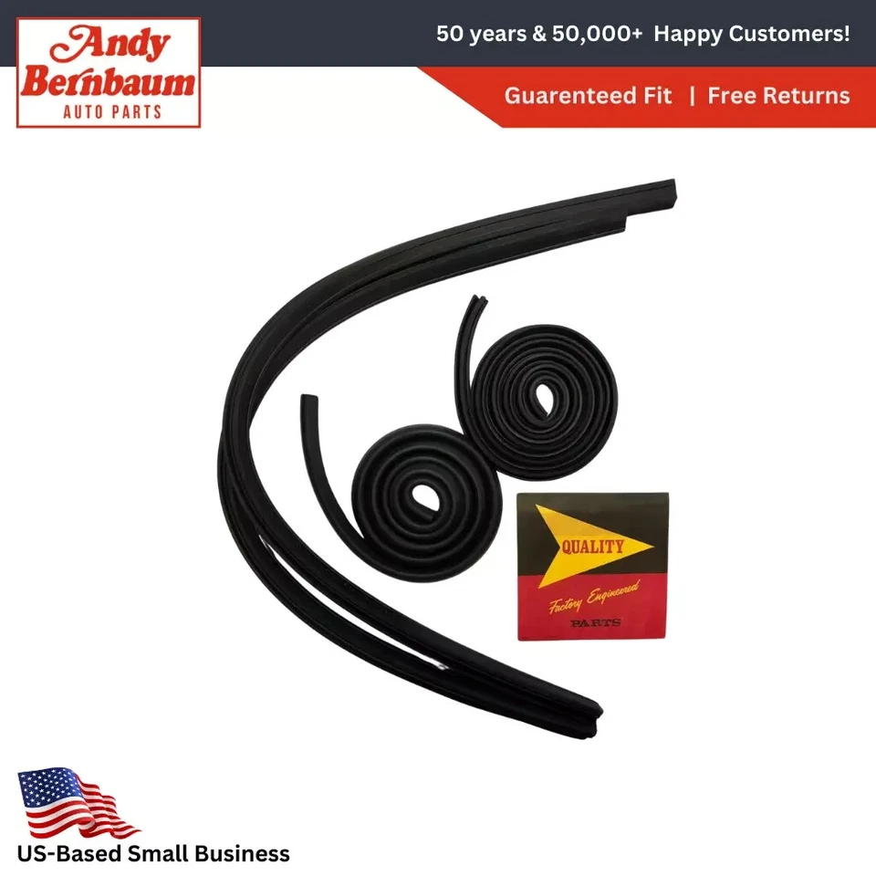 Chrysler DeSoto 1960-1962 4 puertas techo rígido barandilla sello de resistencia a la intemperie Foto 4 de 4