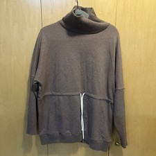 Varley Women  s Adeline Drawstring Cinch Waist purple Colored Sweatshirt Size S