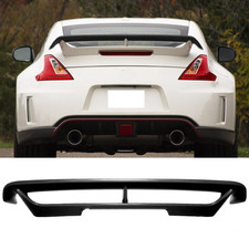 Rear Trunk Spoiler Wing Lip Matte Black For 2009-21 Nissan 370z Z34 Nismo Style