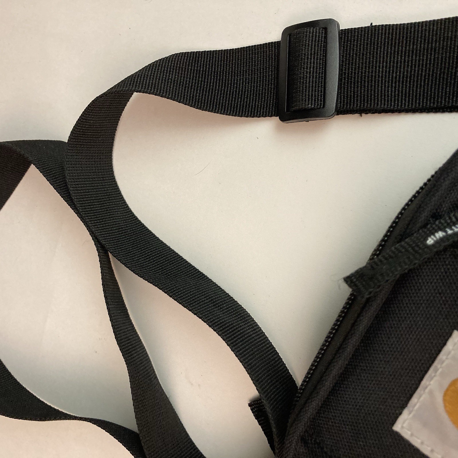 Carhartt WIP Essential Bag Small Crossbody Shoulder Work In Progress Black 7x7x2 thumbnail 8