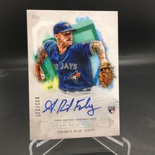 Sean Reid-Foley 2019 Topps Inception Auto RES-SRF #/225 Toronto Blue Jays Rookie