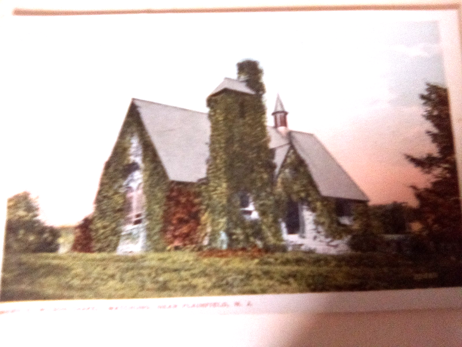 postcard Mary E. Wilson Chapel , Watchung , Near Plainfield N.J.