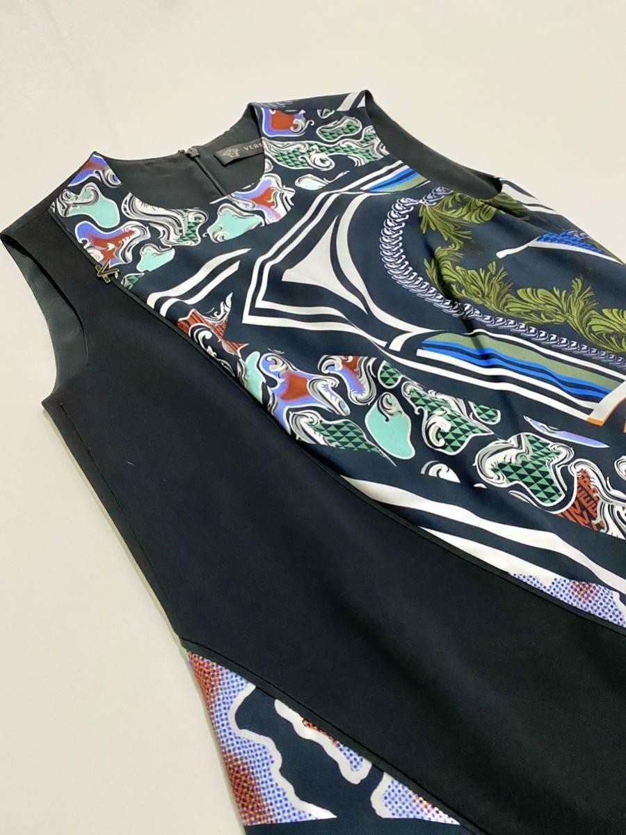 USED VERSACE PRINT DRESS #38, RETAIL PRICE OVER ﾂ･200,000 GOOD thumbnail 3