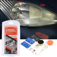 US Pro Car Headlight Lens Restoration Repair Kit Polishing Cleaner Cleaning Too*