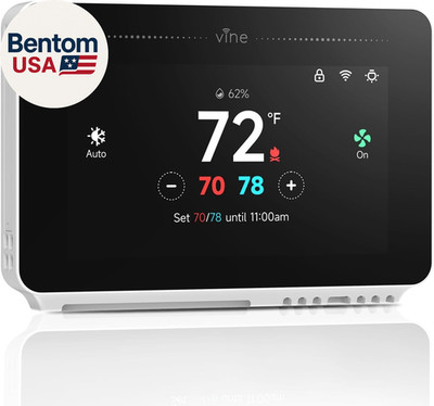 Programmable Thermostat for House with 4.3'' Touch Screen, Wifi Smart Home Thermo