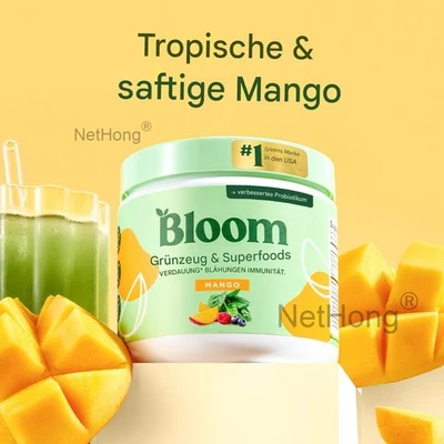 Bloom Nutrition Super Greens Powder Smoothie & Juice Mix - Probiotics for Digest