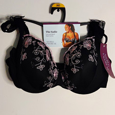 Adore Me Sadie Floral Lace Mesh Push Up Bra 3...