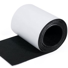 Black Felt Tape with Adhesive Backing, 59x5x0.12in for Furniture DIY