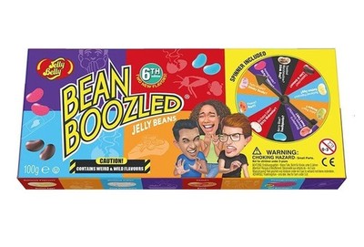 Jelly Belly Bean Boozled Jelly Beans 100g Spinner Spiel USA Box Süßigkeiten Versiegelt