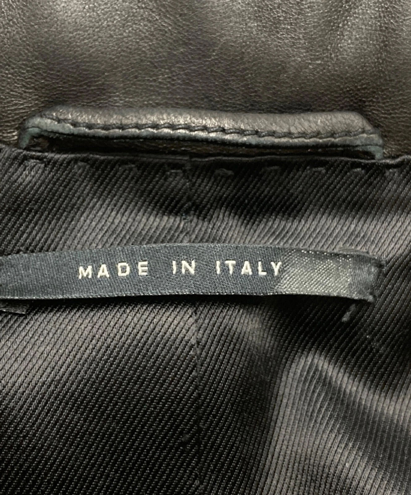 GUCCI Giacca Sartoriale Pelle Taglia:44 Nero Uomo 156269.XN029