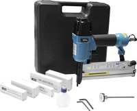 GüDe Druckluft-KlammergeräT Nagler Tacker Kombiset Inkl. Klammern & NäGel