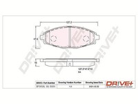 Dr!ve+ Bremsbelagsatz, Scheibenbremse Vorderachse U.A. FüR Chevrolet, GM Korea