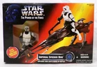 Star Wars POTF Imperial Speeder Bike & Scout Trooper 3.75" Figure Vehicle Set