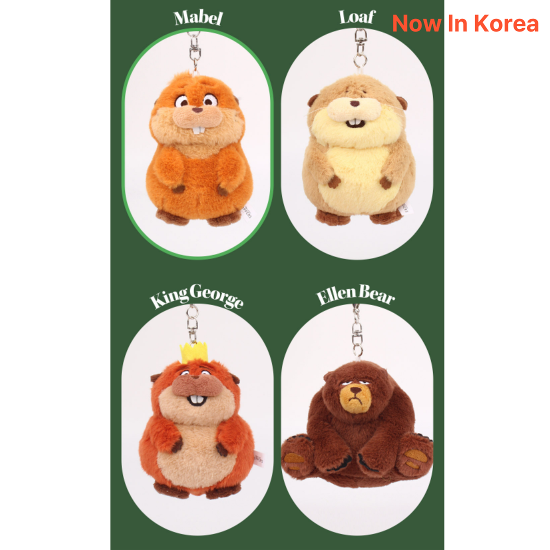 Disney Hoppers official Mabel/ Loaf/ King George /Ellen Bear Plush