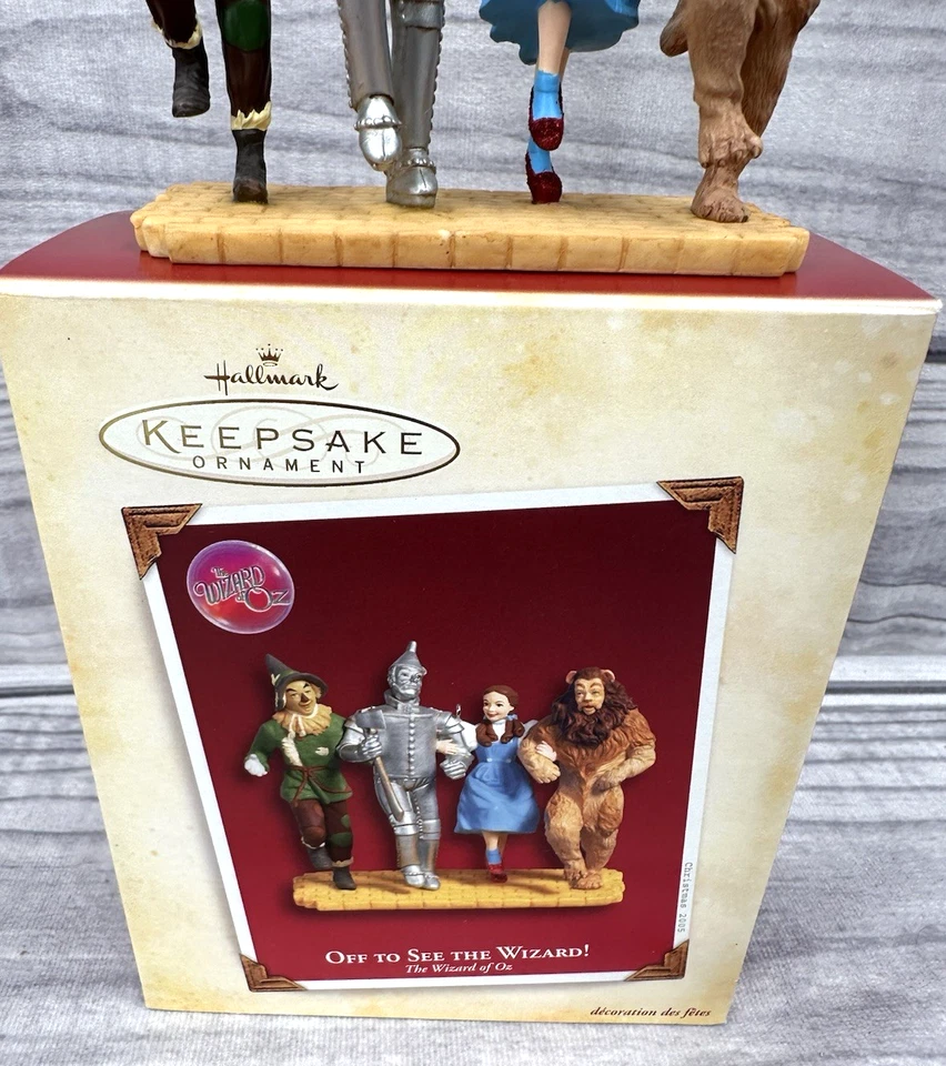 Hallmark Keepsake Ornament 2005 MAGO DE OZ APAGADO PARA VER AL MAGO Foto 2 de 4