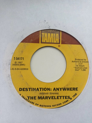 THE MARVELETTES Destination Anywhere Whats Easy For Two MOTOWN NORTHERN SOUL 45