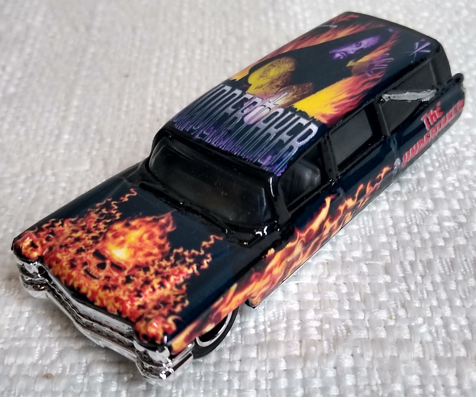 2006 Matchbox Rare Undertaker 1963 Cadillac Hearse Wrestler No Box