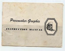 Pacemaker Graphic Camera Instruction Manual Guide Graflex