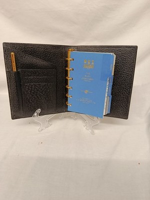 SMYTHSON OF BOND STREET - LEDERPLANER - MIT EINLAGEN - BIJOU GRÖSSE