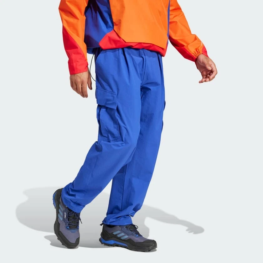 Adidas Terrex Xploric Cargo Bleu Homme - M - (JE9428) Pantalon De Randonnée - Photo 4/4