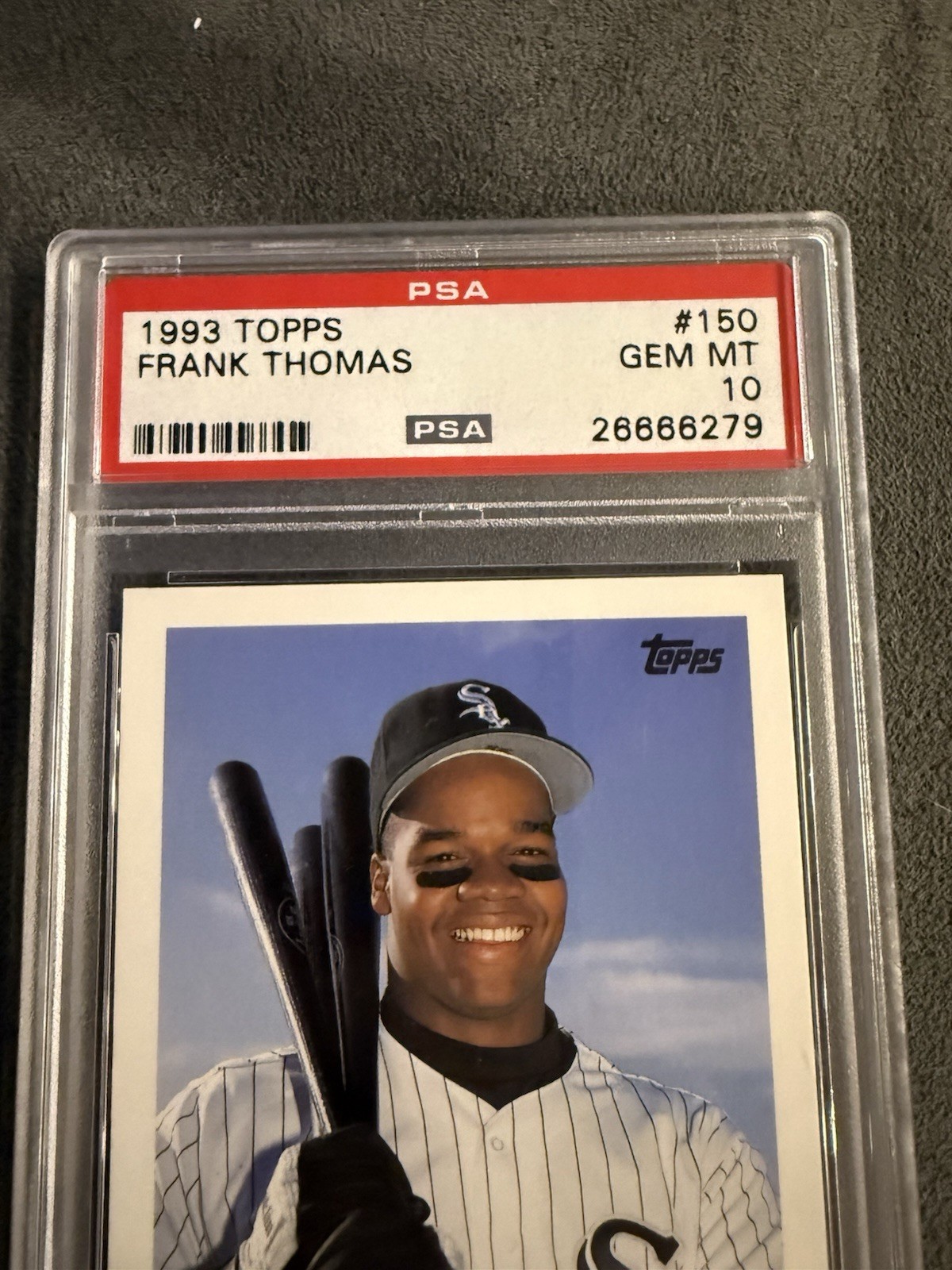 Topps 1993 Frank Thomas #150 PSA 10 Base Set Chicago White Sox (26666279)