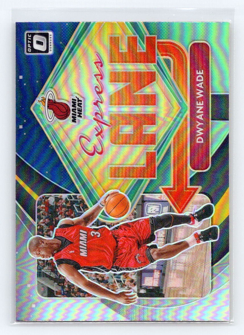 2020-21 Donruss Optic #19 Dwyane Wade Express Lane Holo Miami Heat