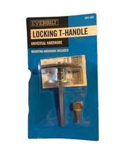 Everbilt Square-Shaft T-Handle Garage Door Lock with Key 5/16" 503 425 New