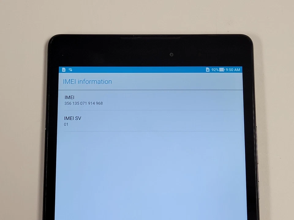 ASUS ZenPad 8.0 (P008) 16GB - Gray, Wi-Fi + 4G (Verizon) 8" - Clean IMEI - N868 - Image 3 of 4