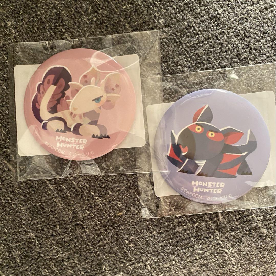 Monster Hunter Cap Lottery America Can Badge Set Of 2