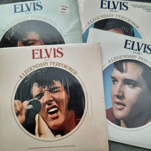 Elvis Presley A LEGENDARY PERFORMER VOL 1, 2, 3 AND 4  (USA ORIGINALS) NICE LOT