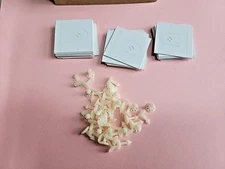 Machine Bow Cards and Pins for Sasheen S 72 Handmade Star Bows 50 of Each