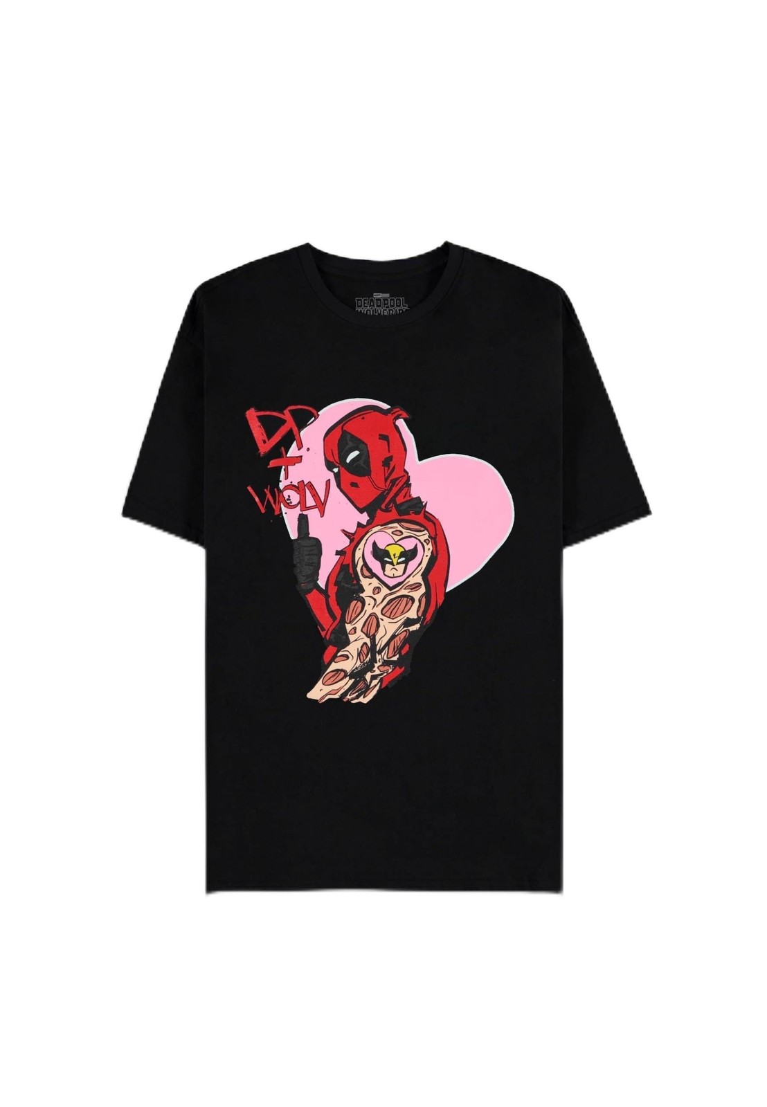Deadpool - I Heart You - Mens Short Sleeved T-Shirt X-Large Black 4490₽