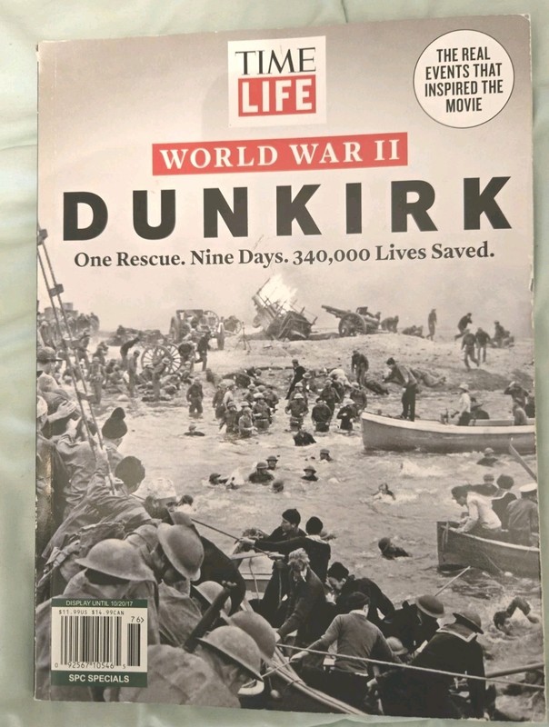 2017 TIME/LIFE World War II DUNKIRK Special Ed (Real Events That Inspired Movie)