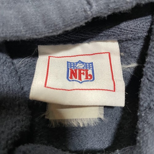 Vintage Chicago Bears Hoodie Mens 2XL Blue NFL Pullover Sweatshirt Embroidered - Picture 3 of 9