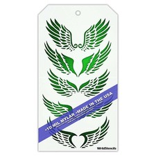 Angel Wings Stencil - Reusable Washable Scrapbook Template WS-1 - WrldStencils