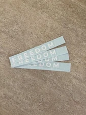 FREEDOM Vinyl Decal Sticker Die Cut - Charlie Kirk - Car Wall Sticker Laptop