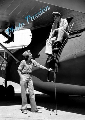 Foto 1942 Fronleichnam - Supervisor US Navy Aviation