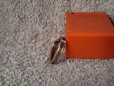 1995 Washinghton Quarter Heart Pendant handmade small 7/8"x1/8"