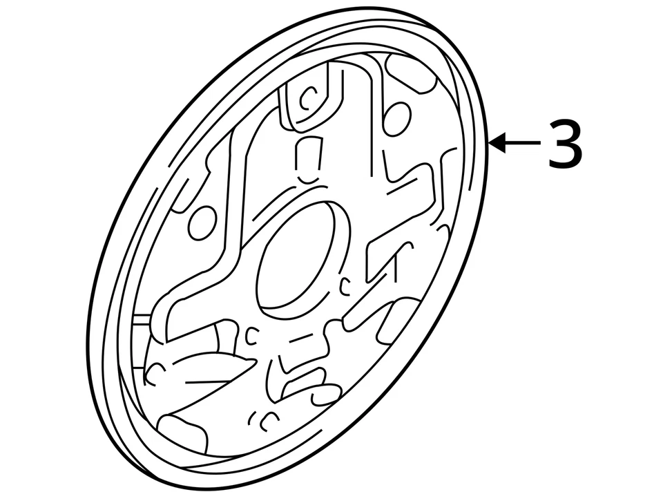 SE ADAPTA A CHEVROLET GMC S10 1998-2003 PLACA SONOMA RR BKG (DERECHA) 18046187 - NUEVO Foto 4 de 4