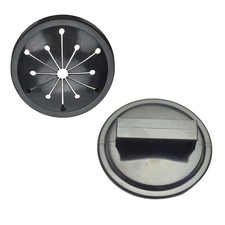 3 Inch Garbage Disposal Splash Guard Collar Sink Stopper Universal Black