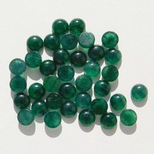 AAA Natural Top Quality Green Aventurine Cabochon Round Shape Loose Gemstone